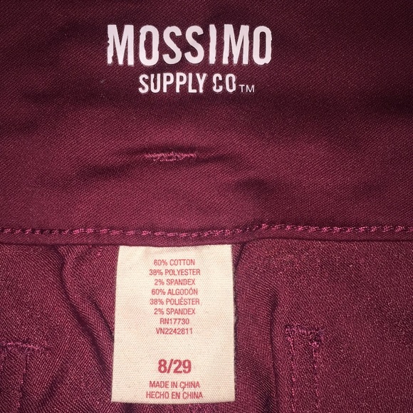 Burgundy Red Mossimo Supply Co. Shorts Size 8 - Picture 5 of 7